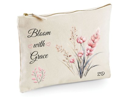 Template kozmeticka T w530 Bloom with Grace Initials