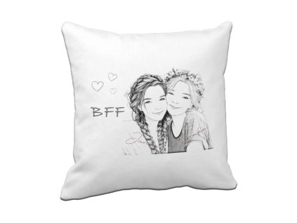 Template Vankúš BFF mená