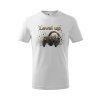 Template T shirt Basic White Level Up playstation 1