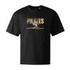 Tričko Oversized čierne Pilates silueta s textúrou prasklín