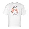 Tričko Oversized biele Pinky promise soul sisters
