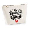 KOZMETICKÁ TAŠKA MAXI s potlačou Birthday Queen est