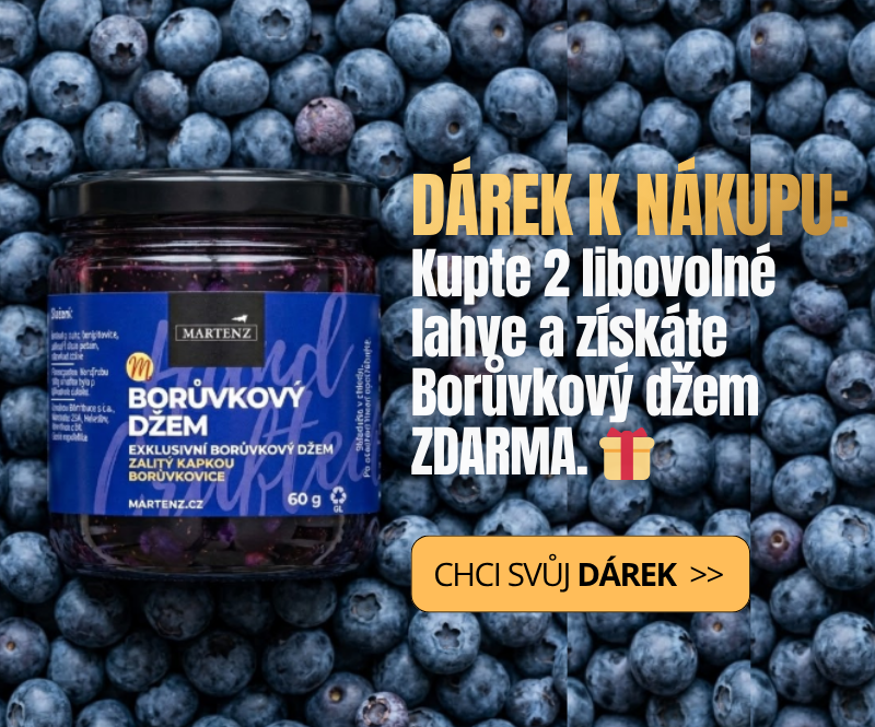 Borůvkový džem dárek