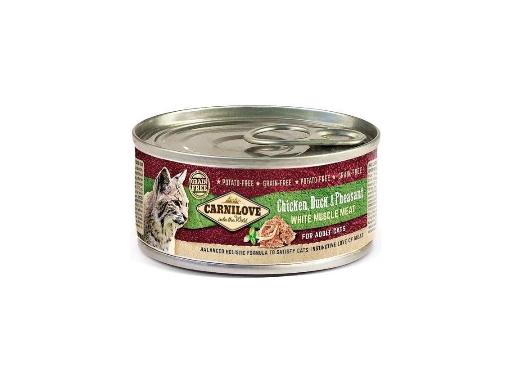 Carnilove WMM Chicken, Duck & Pheasant for Adult Cats 100g