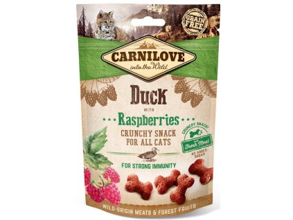 Carnilove Cat Crunchy Snack Duck & Raspberries 50g