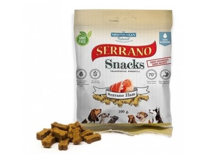 Serrano Snack Meditky šunkové 100g - tréninkové kostičky