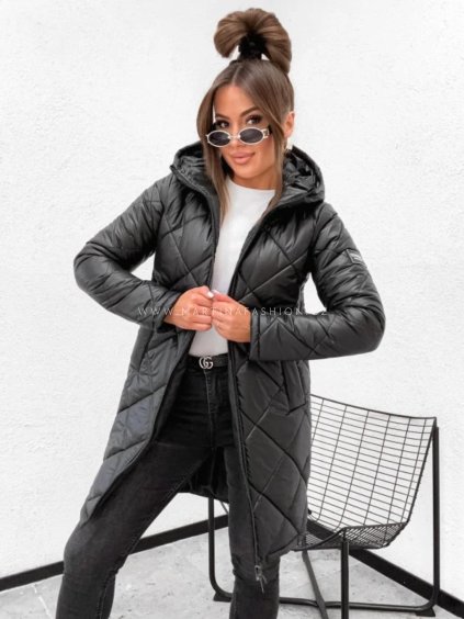 Luxusní parka STAY černá