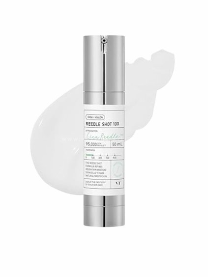VT Cosmetics Reedle Shot 100 mikrojehličkový booster na obličej pro zlepšení textury pleti 50 ml