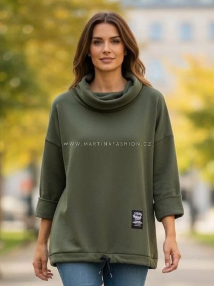 Trendy mikina dole na stažení MAREN (7)