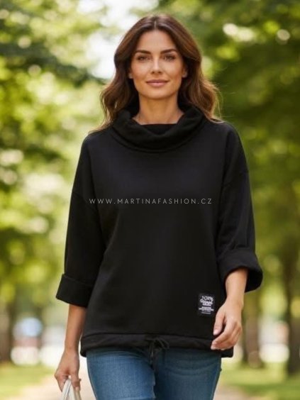 Trendy mikina dole na stažení MAREN (5)