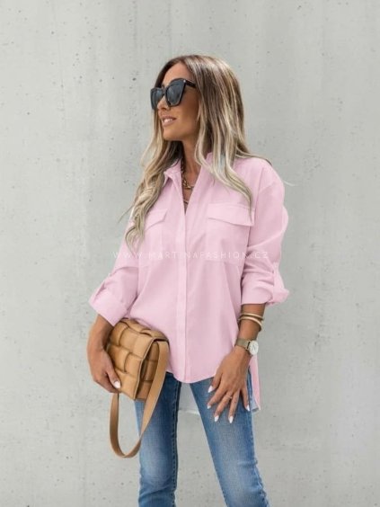 Bavlněná košile s prodlouženým zadním dílem ARIANA (4)