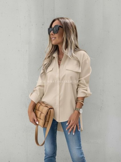 Bavlněná košile s prodlouženým zadním dílem ARIANA (3)