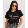 Černé tričko s potiskem PROSECCO (2)