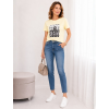 Žluté tričko VOGUE BASIC