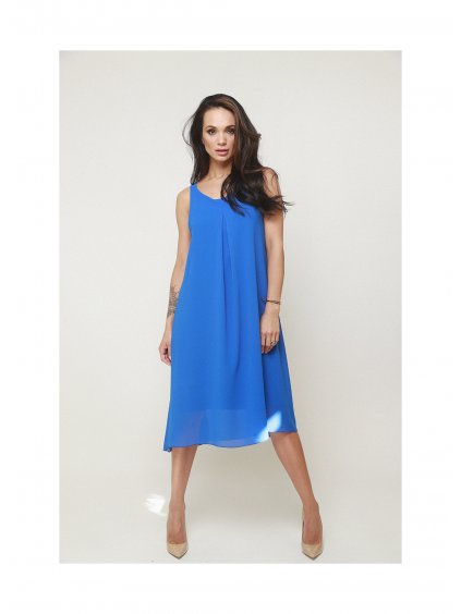 Královsky modré šaty Týnka