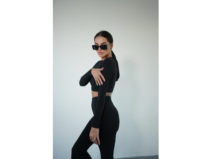 Crop top s dlhým rukávom Monaco