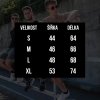 velikost tricka mikiny