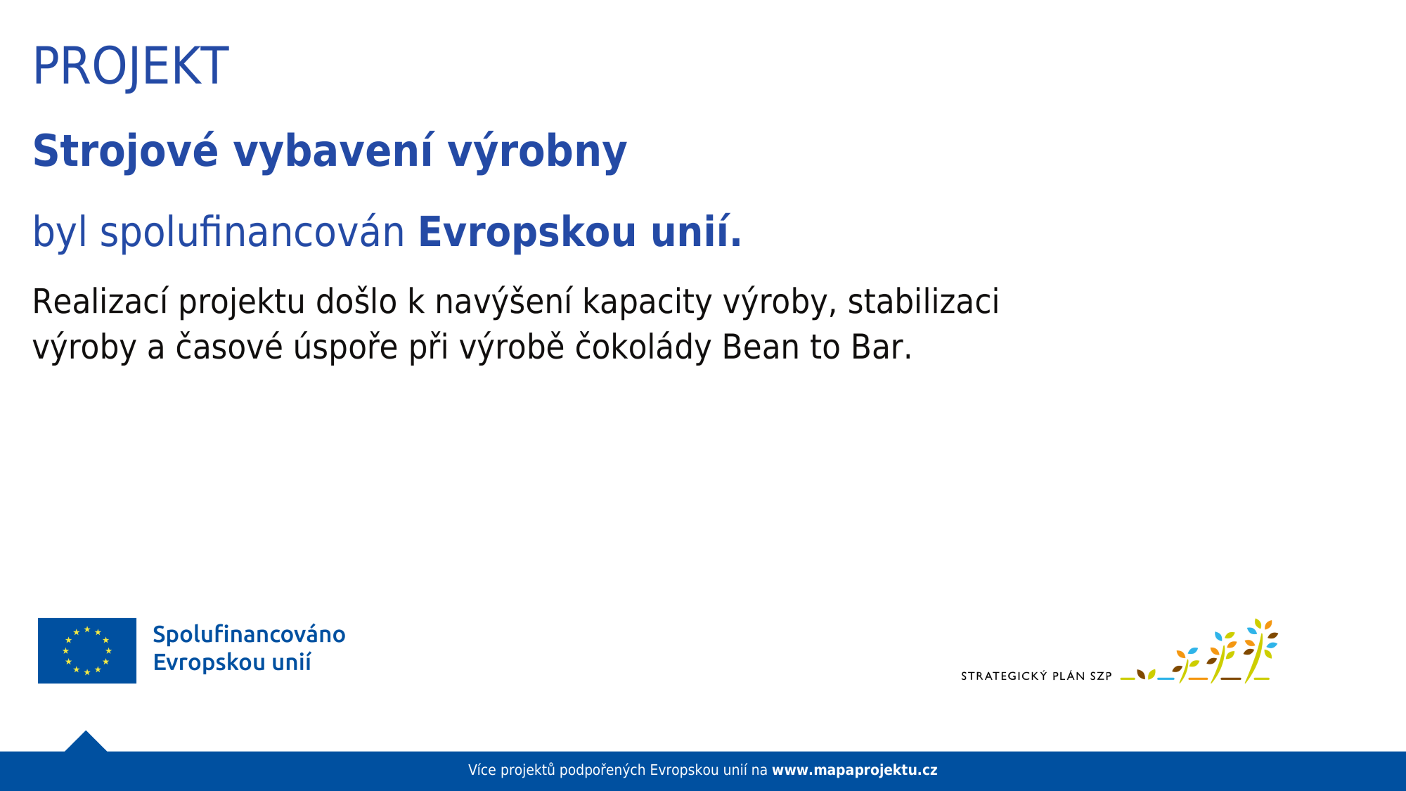 Strojové vybavení výrobny