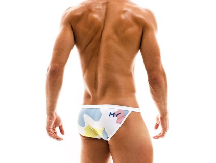 AS2011 white modus vivendi swimwear camouflage line tanga brief 3