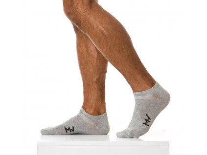 XS1818 grey modus vivendi accessories gay accessories line gym socks 1