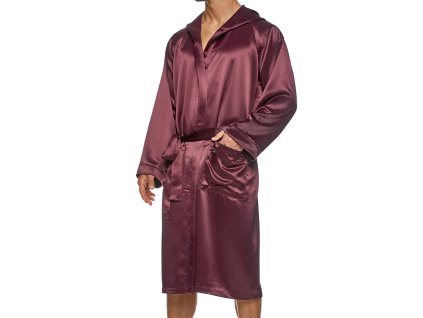 21651 1 wine red modus vivendi gay loungewear Core Satin Line robes 1