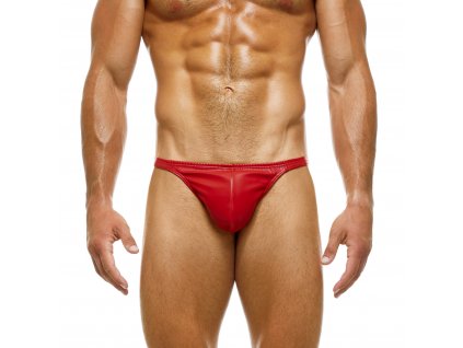 11117 red leather legacy thong modus vivendi underwear 0
