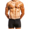 ms1831 black fr(2) modus vivendi swimwear basics line short