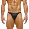 Modus Vivendi Leather tanga black MV-20516