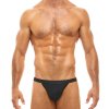 15613 black modus vivendi gay underwear antibacterial line tanga brief 1