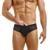 09315 black muslin classic brief modus vivendi underwear 0