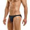 05314 black embossed dot low cut brief modus vivendi underwear 0