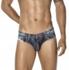 68(3) clever moda denim jean slipy blue cm 5201
