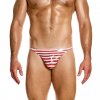 DS2411 red laminated thong modus vivendi swimwear 0