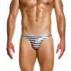 DS2412 black laminated low cut brief modus vivendi swimwear 0