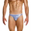 DS2412 blue laminated low cut brief modus vivendi swimwear 0