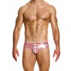 DS2413 red laminated classic brief modus vivendi swimwear 1