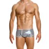DS2421 black laminated brazil cut boxer modus vivendi swimwear 1