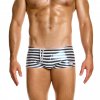 DS2421 black laminated brazil cut boxer modus vivendi swimwear 0