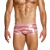 DS2421 red laminated brazil cut boxer modus vivendi swimwear 0