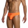 bs2511 neon orange waffle thong modus vivendi swimwear 0