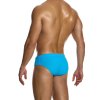 bs2512 turquoise waffle classic brief modus vivendi swimwear 1
