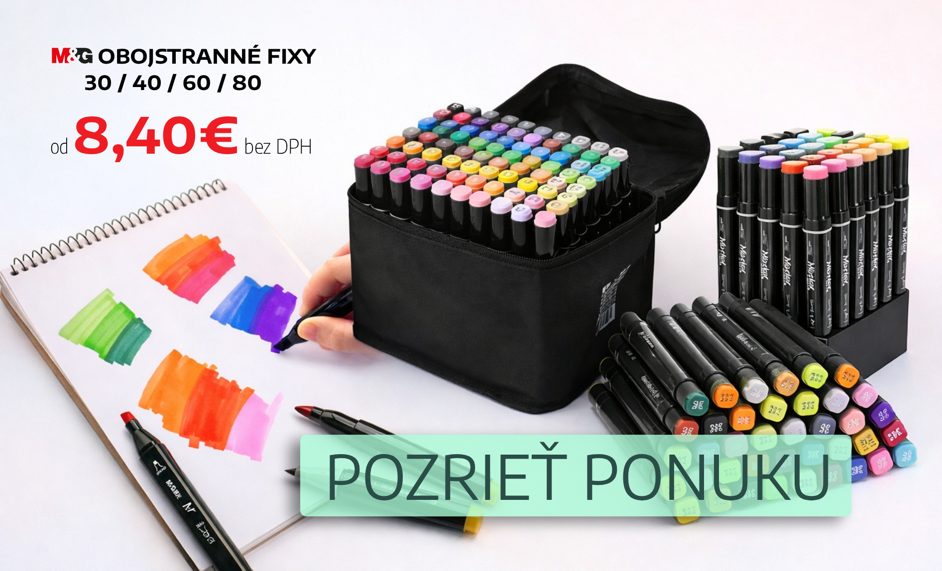 M&G fixy obojstranne