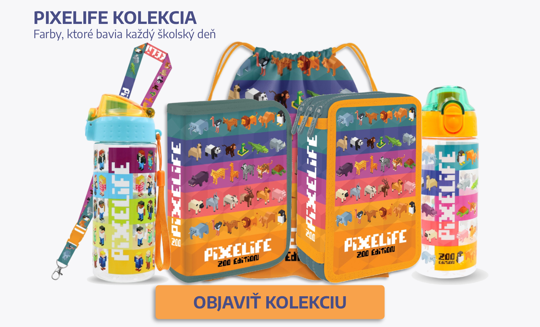 Pixelife kolekcia: školské tašky, peračníky a doplnky v jednom dizajne, ktorý si zamilujú deti aj rodičia