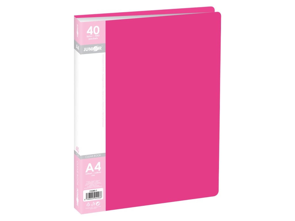 katalogova kniha a4 40 listova cervena