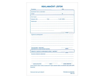 1606 sk reklamacny listok a5 samopr 135 php