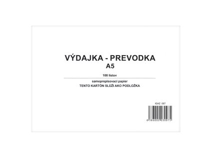 2506 sk vydajka prevodka bez dph a5 samopr s potlacou 7 php