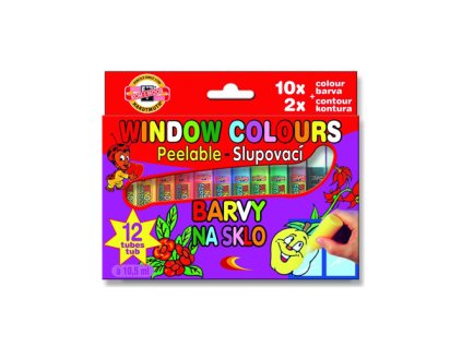 2614 sk farba na sklo sada 12 x 105 ml php