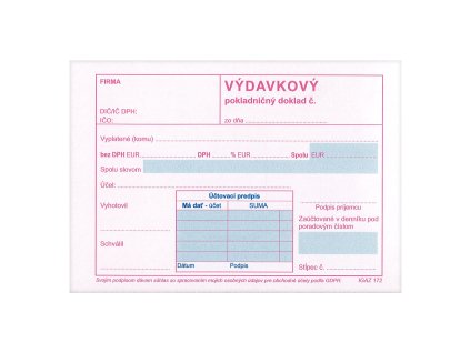 8324 sk vydavkovy pokl doklad s dph a6 172 php
