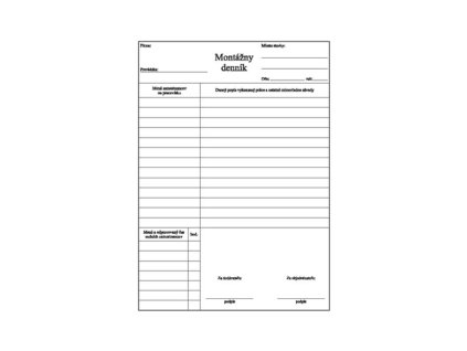 3480 sk montazny dennik a4 neprepisny 266 php