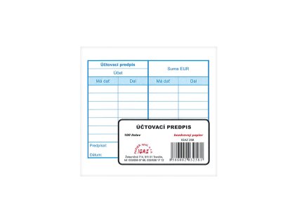 8421 sk uctovaci predpis 105 x 10 cm 258 php